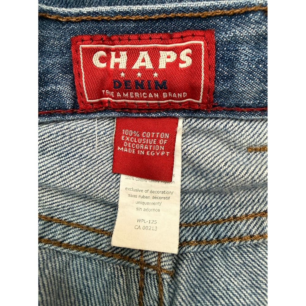 Mens Chaps Denim‎ Jeans True American Brand Cotton Blue 40x32 - Picture 4 of 5